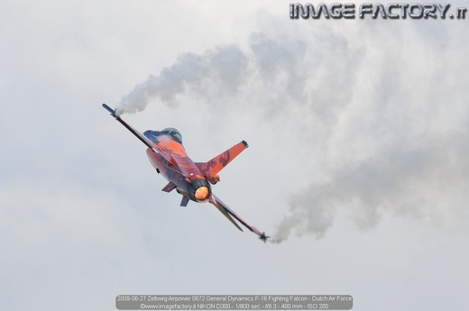 2009-06-27 Zeltweg Airpower 0672 General Dynamics F-16 Fighting Falcon - Dutch Air Force